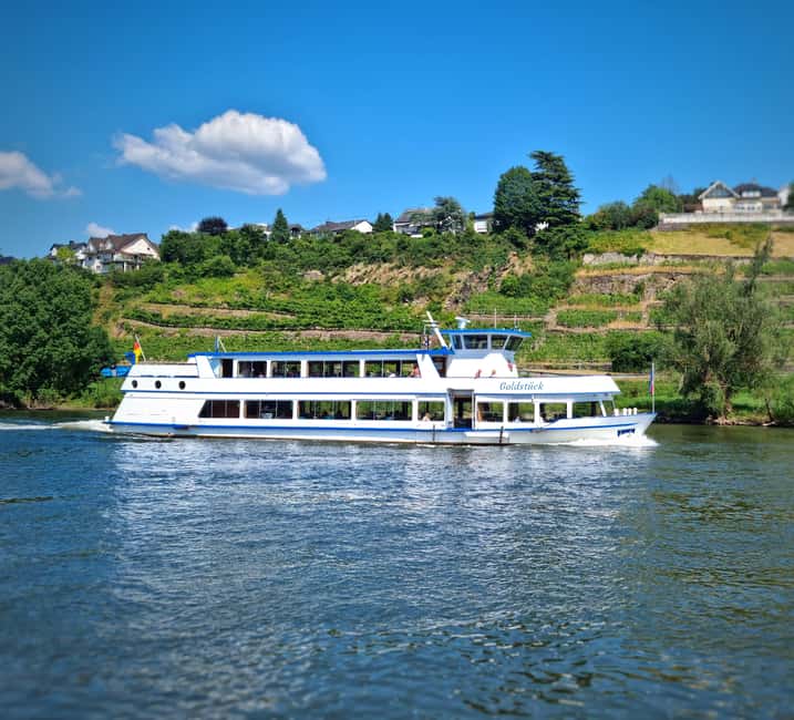 2-River Day-trip by boat to Koblenz and return from Alken - A full day from the Moselle to the Rhine