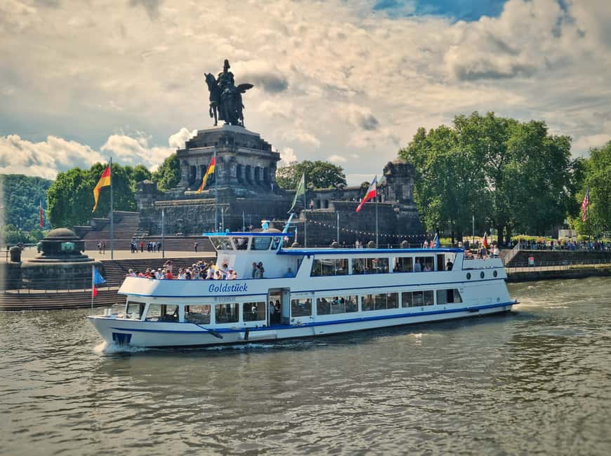 2-River Day-trip by boat to Koblenz and return from Alken - Reaching Koblenz through the locks