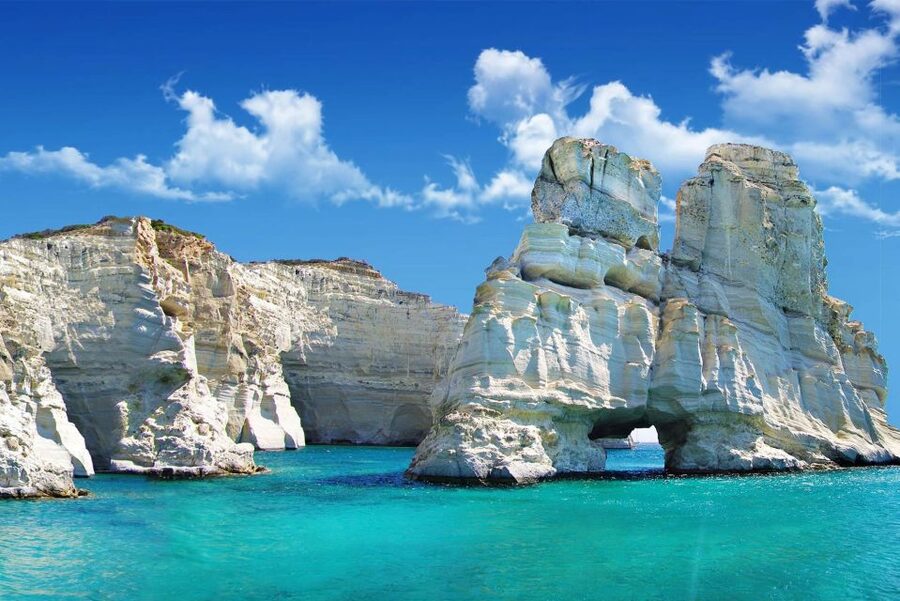 Adamas: Kleftiko Sailing Day Trip with Snorkeling and Lunch - Kalogries is the first real water stop