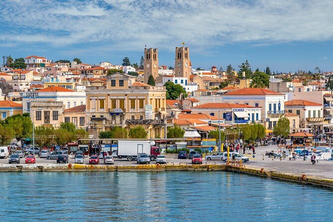 Aegina island small group day trip: Greek island experience - Agia Marina for an hour beside the water