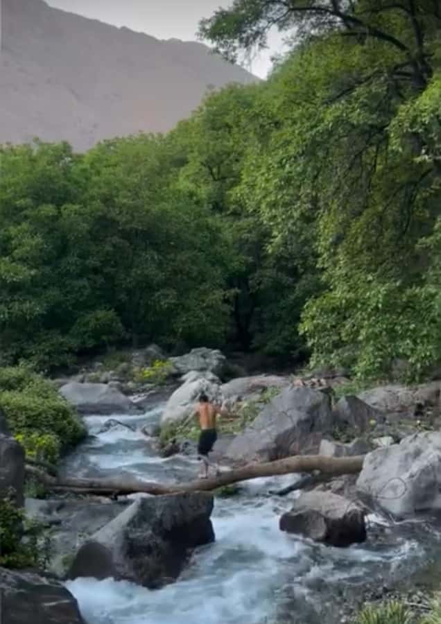 Agafay Desert & Atlas Mountain & Camel Ride Day Trip & Lunch - The one-hour waterfall walk