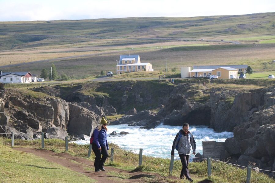 Akureyri: Day Trip to Goðafoss, Lake Mývatn & Nature Baths - The ride back and the Eyjafjörður view