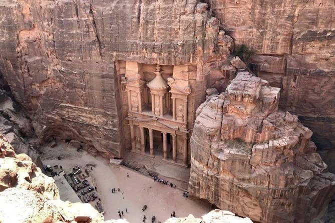 Amman Petra Full-Day Trip - Walking through the Siq to the Treasury