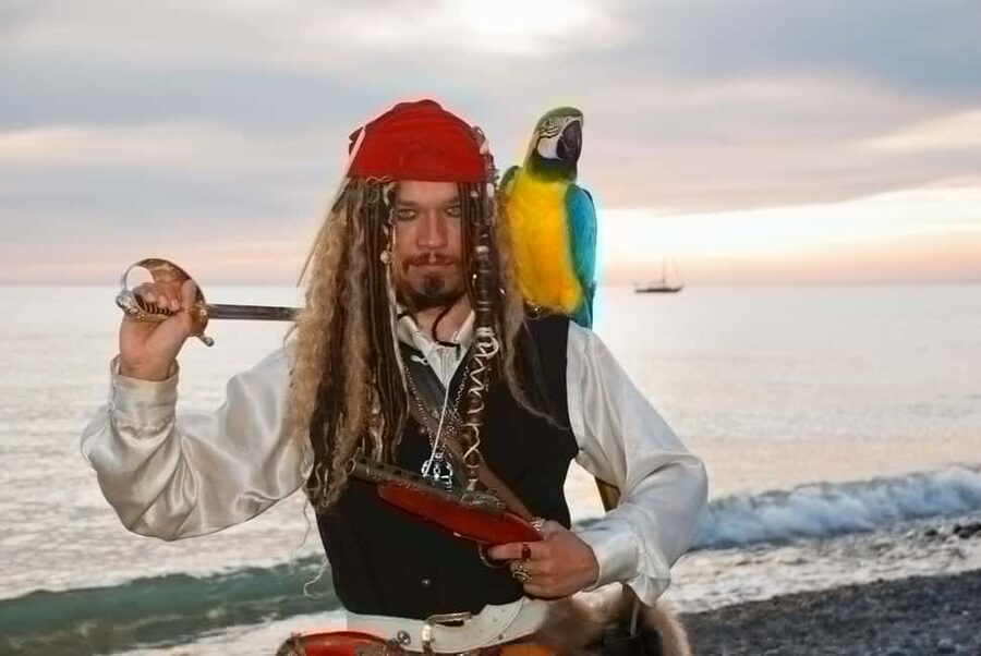 Antalya: Lara Pirate Boat Day Trip w/ Lunch & Soft Drink - The first swim stop in clear Mediterranean water