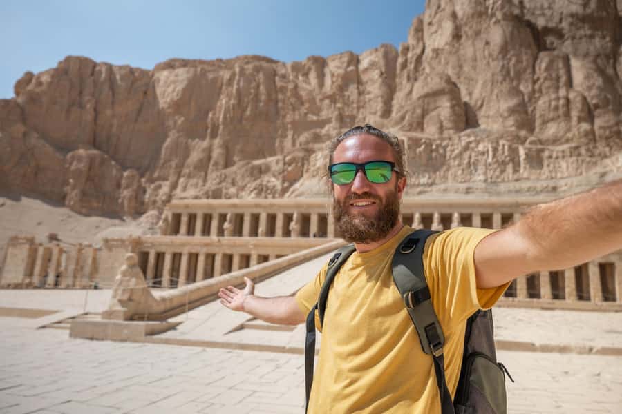 Aswan: Luxor Day Trip with Sunrise Hot Air Balloon & Felucca - Luxor Temple after a long day