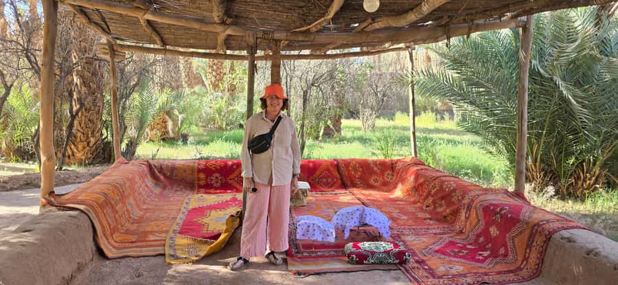 Atlas mountains hike with waterfalls & 3 valleys day trip - Mint tea and the first steps in Imlil