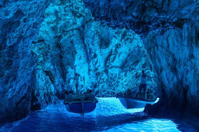 Blue & Green Cave Vis Island and Pakleni Islands Private Day Trip from Hvar - Budikovac Island for the first swim