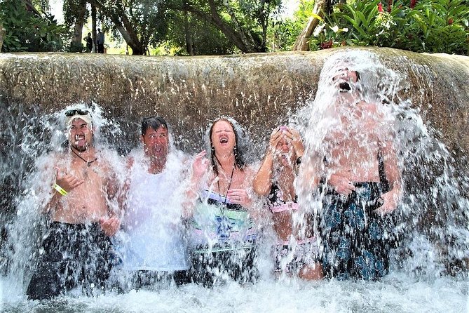 Blue Hole, Secret Falls, and Dunn's River Falls Combo Day-Trip - Lunch at a Jamaican jerk restaurant