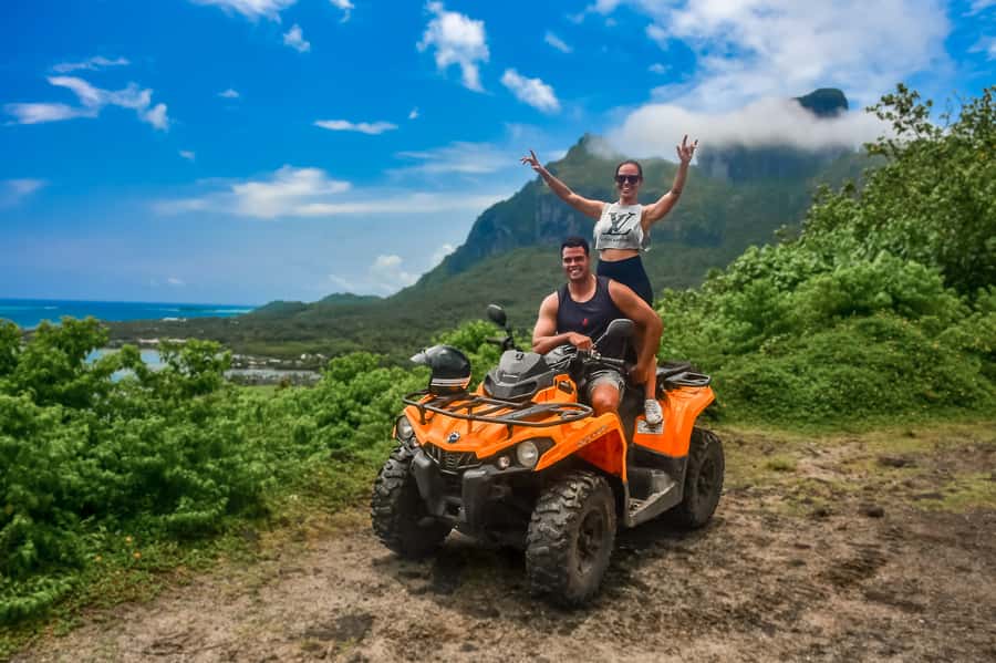 Bora Bora: Combo ATV & Jet Ski Day Trip with Polynesian BBQ - The 9:00 a.m. ATV ride around the island