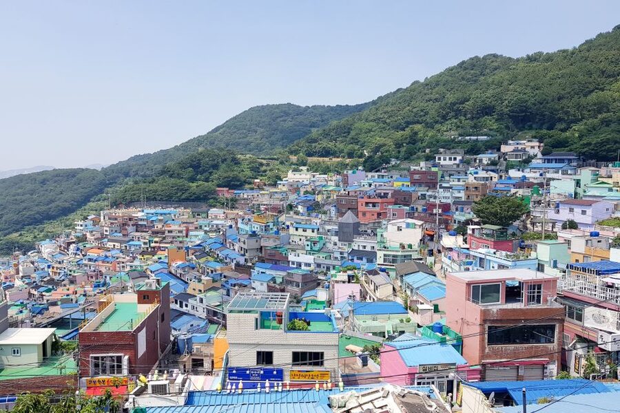 Busan: Day Trip with Gamcheon Culture Village and Sky Walk - Yongdusan Park and the story behind the hill