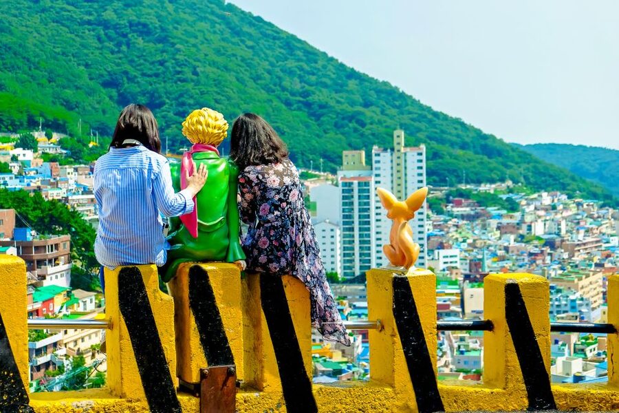 Busan: Day Trip with Gamcheon Culture Village and Sky Walk - Lunch with Korean barbecue