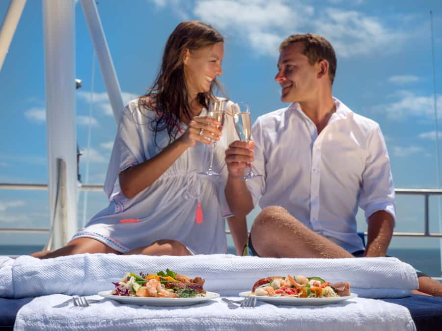 Cairns: Snorkelling and Diving Reef Day Trip - What the morning feels like on the boat