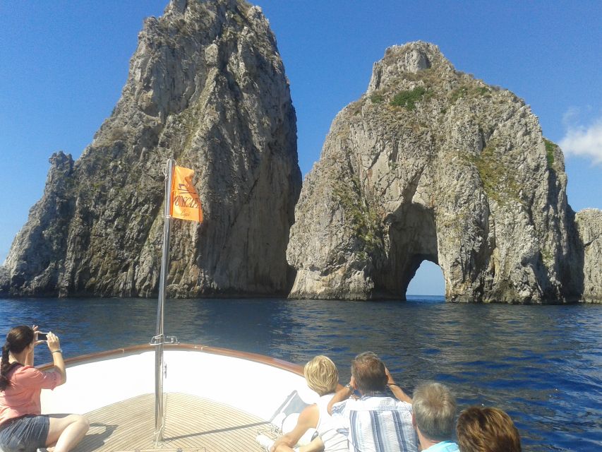 Capri: DIY Day Trip with Blue Grotto, Funicular & Lunch - The island boat tour and the Blue Grotto stop