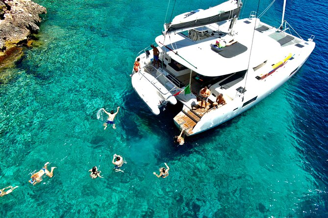 Catamaran Alghero, Catamaran Sailing Day Trip - Swimming, snorkeling, and two SUP boards