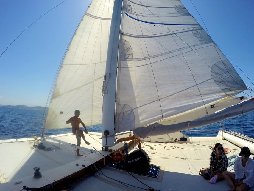 Catamaran: Day trips in La Maddalena's Archipelago - Santa Maria: a slower middle section