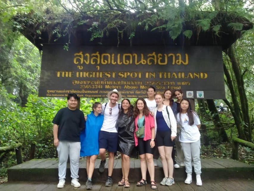 Chiang Mai: Doi Inthanon Park with Kew Mae Pan Hike Day Trip - Lunch and the final stop at Wachirathan Waterfall