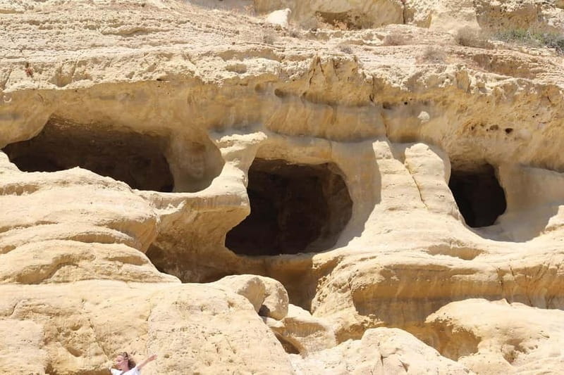 Crete: Beach Day Trip to Matala and Komos - Four hours in Matala: a useful but busy stop