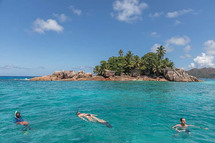 Curieuse and St. Pierre Islands Day Trip with BBQ Lunch - The speedboat ride from Praslin