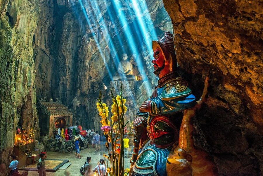 Da Nang: Hoi An Town, Lady Buddha & Marble Mountain Day Trip - The road from Marble Mountains to Hoi An