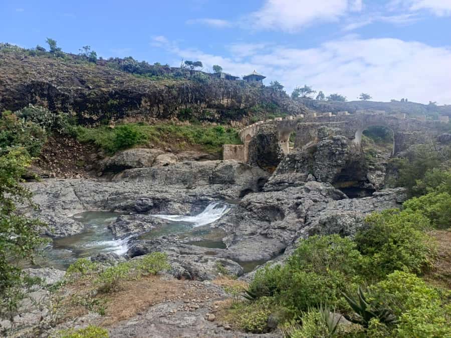 Day trip Debre Libanos, Bule nile George &Portugal Bridge - The ride back and Mount Entoto