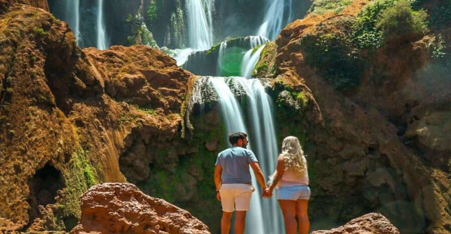 Day trip from Marrakech to Ouzoud Waterfalls - Walking from the rim to the water