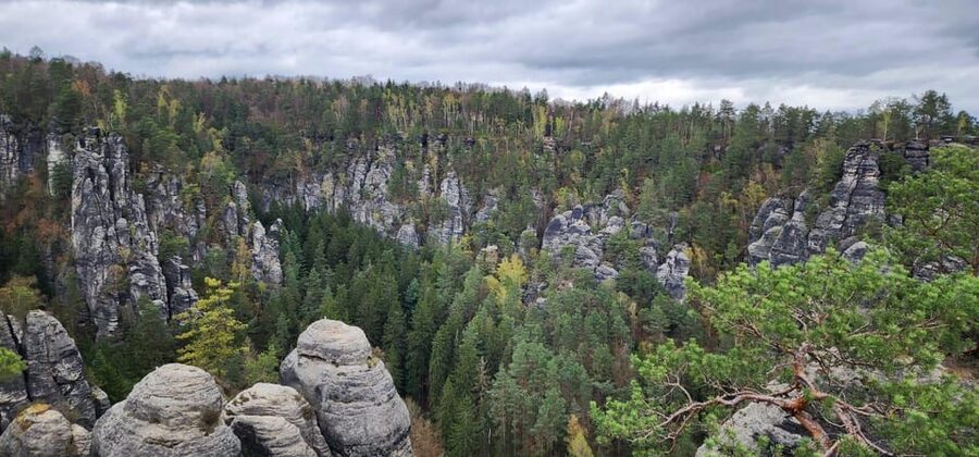 Day trip from Prague to Bohemian and Saxon Switzerland - The walk to Pravčická Gate