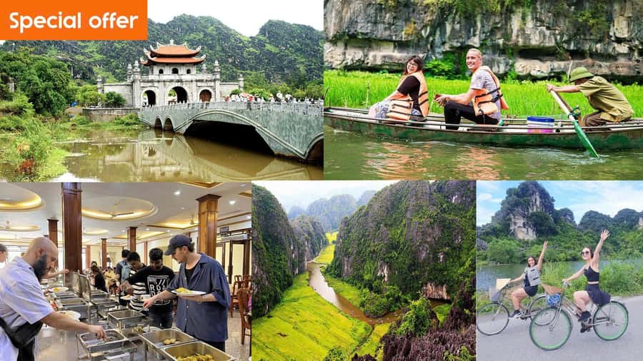 Day Trip: Hoa Lu, Trang An, Mua Cave with Transfer and Lunch - Hoa Lu and the King Dinh Temple