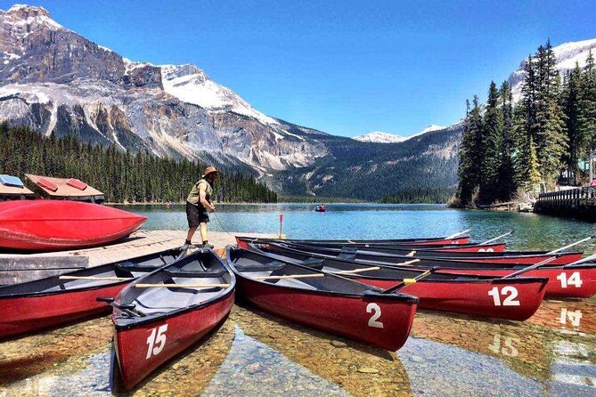 Day Trip: Lake Louise, Moraine Lake, Emerald Lake, Banff - Emerald Lake, a calmer water stop