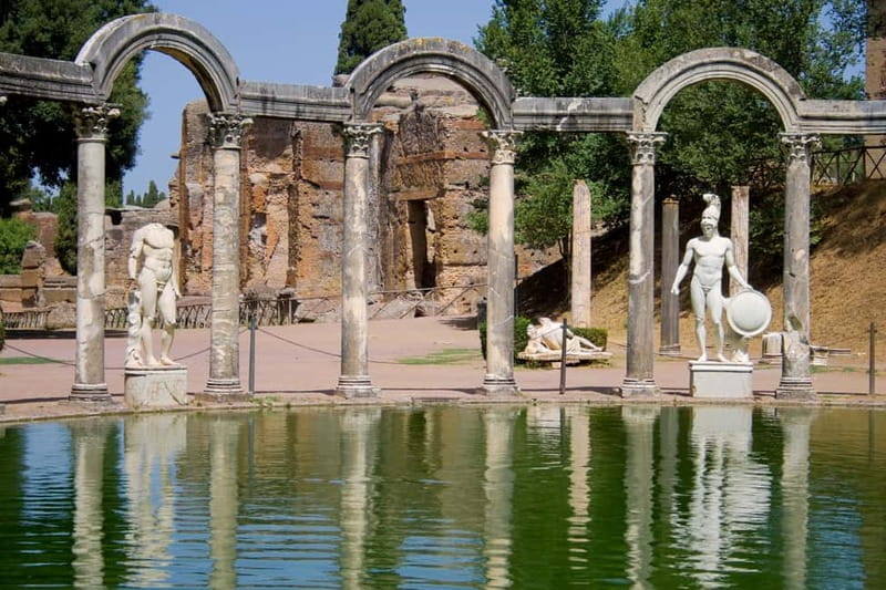 Day trip Rome by car : Tivoli Unesco Villa D'este & Hadrian - Hadrian’s Villa: start with the big ancient site