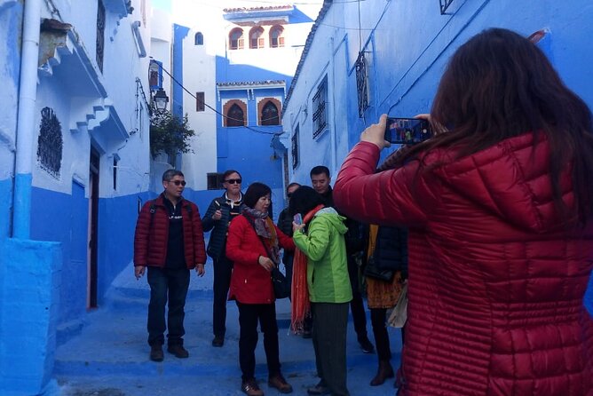 Day Trip to Chefchaouen from Fes Private /Small Group - The panoramic view before Chefchaouen