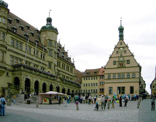 Day Trip to Rothenburg from Frankfurt - The City Wall and Castle Garden View