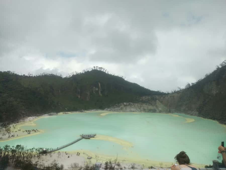 Day Trip Volcano White Crater Ciwidey Bandung - Tour Guide - White Crater, the visual centerpiece