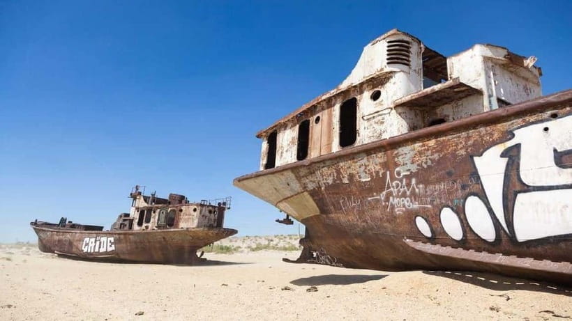 Daytrip from Khiva to Aral Sea Cemetery of Ships. All in one - Pickup, timing, and what to bring