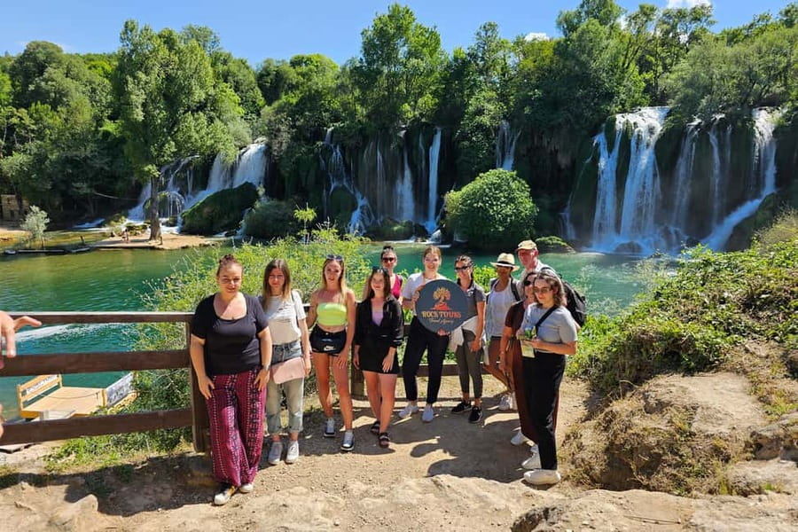 Dubrovnik: Mostar & Kravica Waterfalls Day Trip - First look at Mostar and the Old Bridge