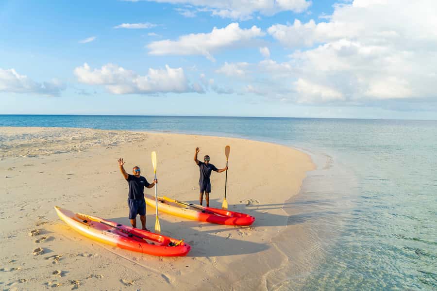 Fiji: Captain Cook Cruises - Island & Reef Day Trip - Snorkeling, paddleboards, and the marine biologists