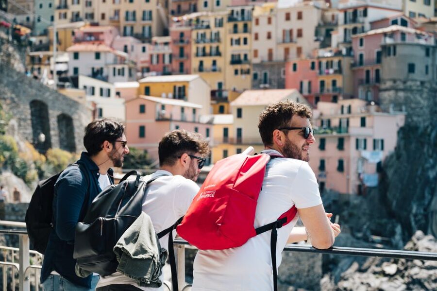 Florence: Cinque Terre Day Trip with Optional Street Food - Manarola: your first look at Cinque Terre