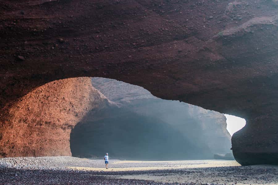 From Agadir: Legzira Beach & Tiznit Day Trip with Lunch - The road from Agadir to southern Morocco
