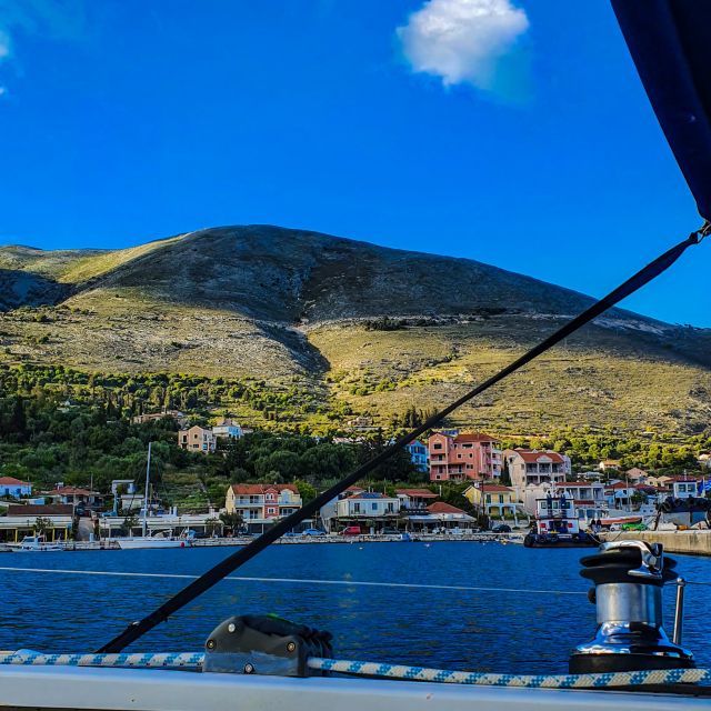 From Agia Efimia: All Inclusive Sailing Day Trip to Ithaca - Gidaki Beach, the first clear-water stop