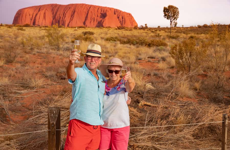 From Alice Springs: Day Trip to Uluru with BBQ Dinner - Erldunda and the road to Uluru