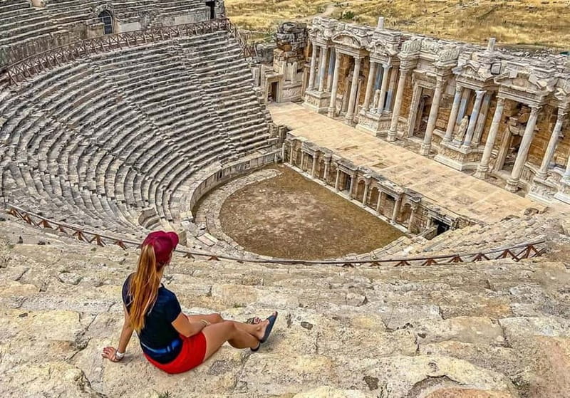 From Antalya/Kemer: Pamukkale & Hierapolis Day Trip w/Meals - Three hours among the travertines