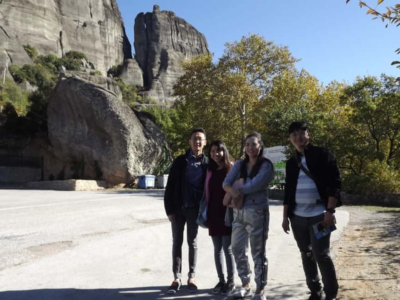 From Athens: Meteora Caves & Monasteries Day Trip by Train - Seeing all six monasteries from the road