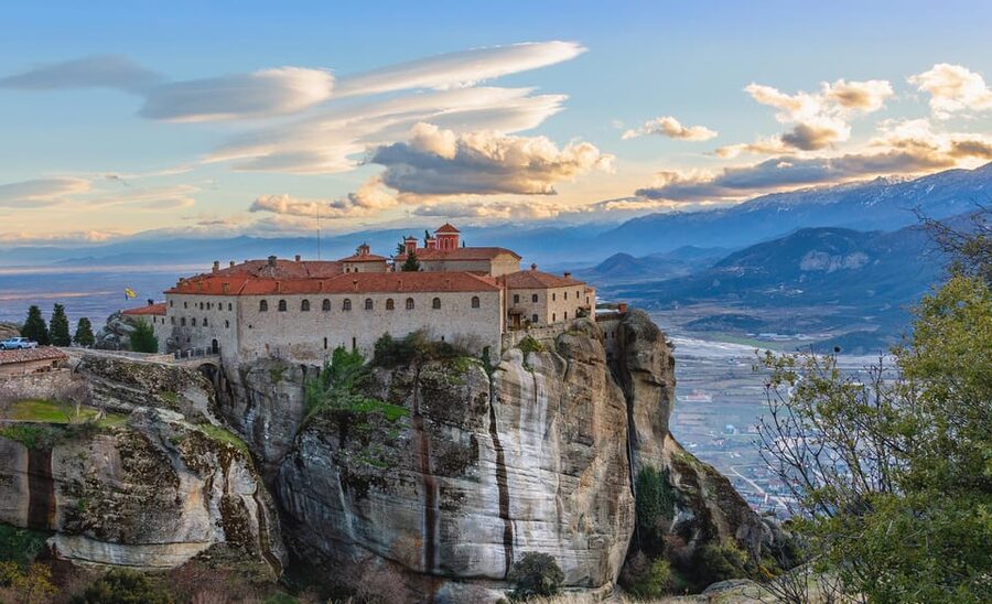 From Athens: Meteora Full-Day Trip with Guide on Luxury Bus - Entering three of the six monasteries