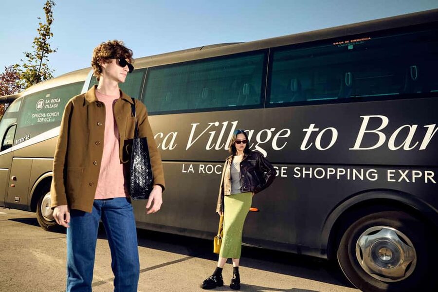 From Barcelona: La Roca Village Shopping Express® Day Trip - The 40-minute ride from Barcelona