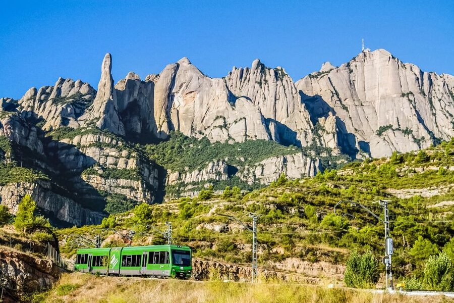 From Barcelona: Montserrat Day Trip with Optional Tickets - Riding the rack railway into Montserrat