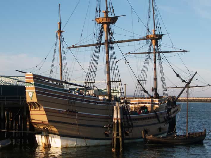From Boston: Quincy, Plymouth, and Mayflower II Day Trip - From Boston to Quincy, where two presidents began