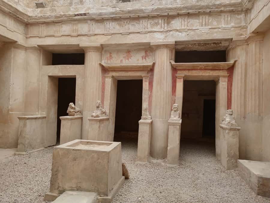 From Cairo: Private Luxurious Day Trip to Alexandria - Below ground at Kom el Shoqafa