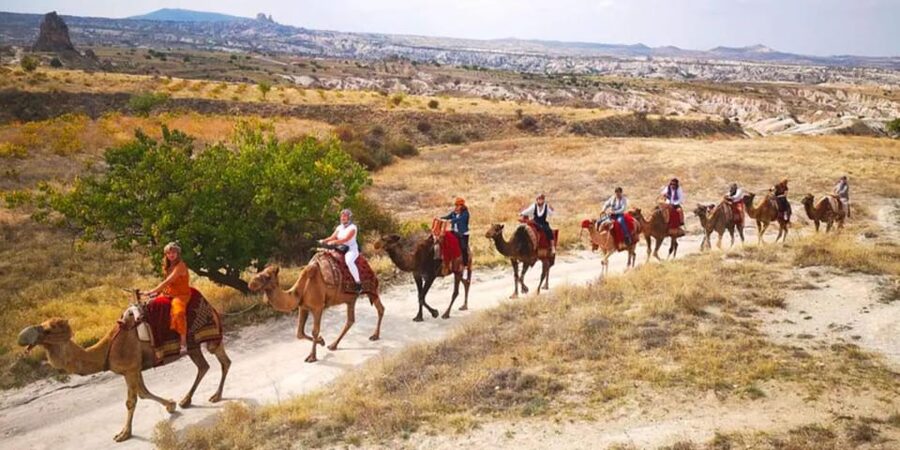 From Cappadocia: Sunrise or Sunset Camel Riding Day Trip - Traditional clothing adds more than a costume photo