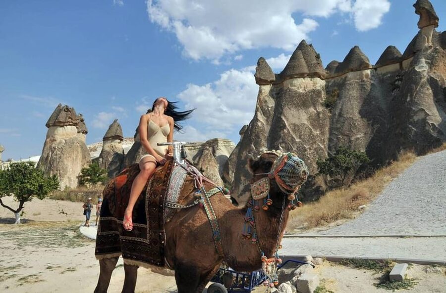From Cappadocia: Sunrise or Sunset Camel Riding Day Trip - Pigeon Valley is the main visual reward