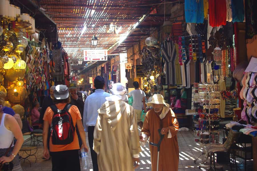 From Casablanca: Marrakech Guided Day Trip with Camel Ride - Walking the Medina and the souks
