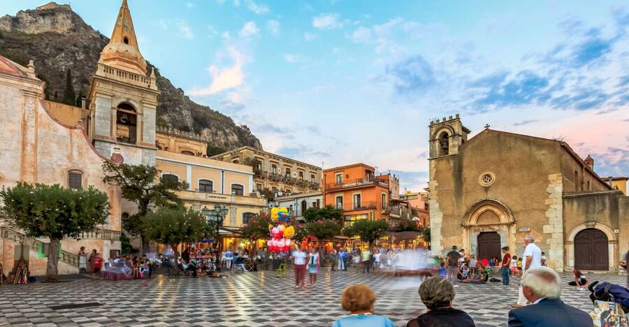 From Catania: Taormina, Isola Bella, and Castelmola Day Trip - Taormina’s Ancient Theatre and old-town streets
